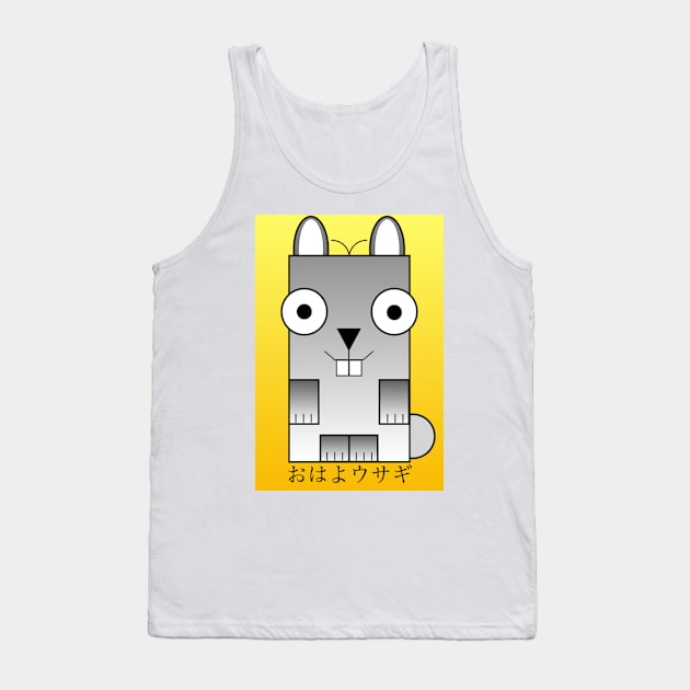 Good morning Rabbit Tank Top by Kawahori1105